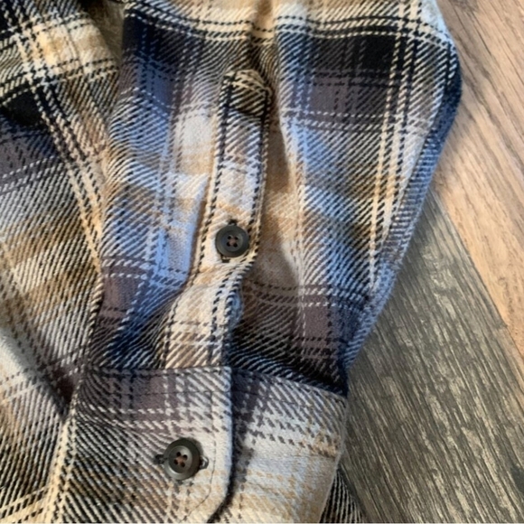 Orvis Mens Heavy Duty Button Up Cotton Flannel Size XL - Picture 4 of 8